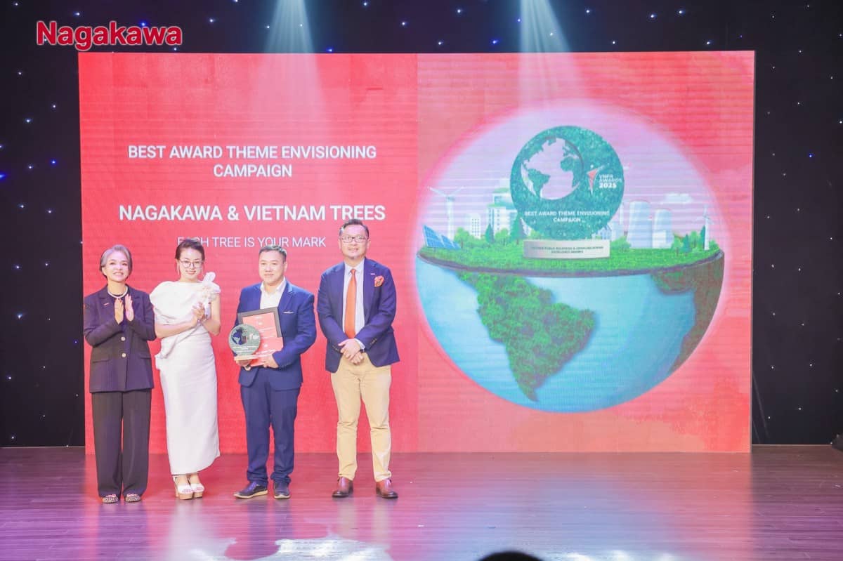 Nagakawa giành chiến thắng kép tại VNPR Awards 2025