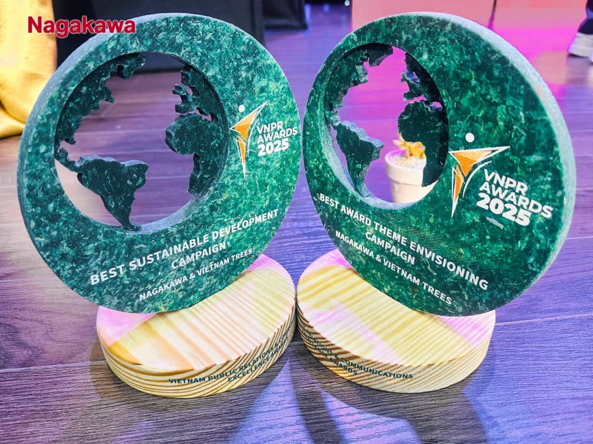 Nagakawa giành chiến thắng kép tại VNPR Awards 2025