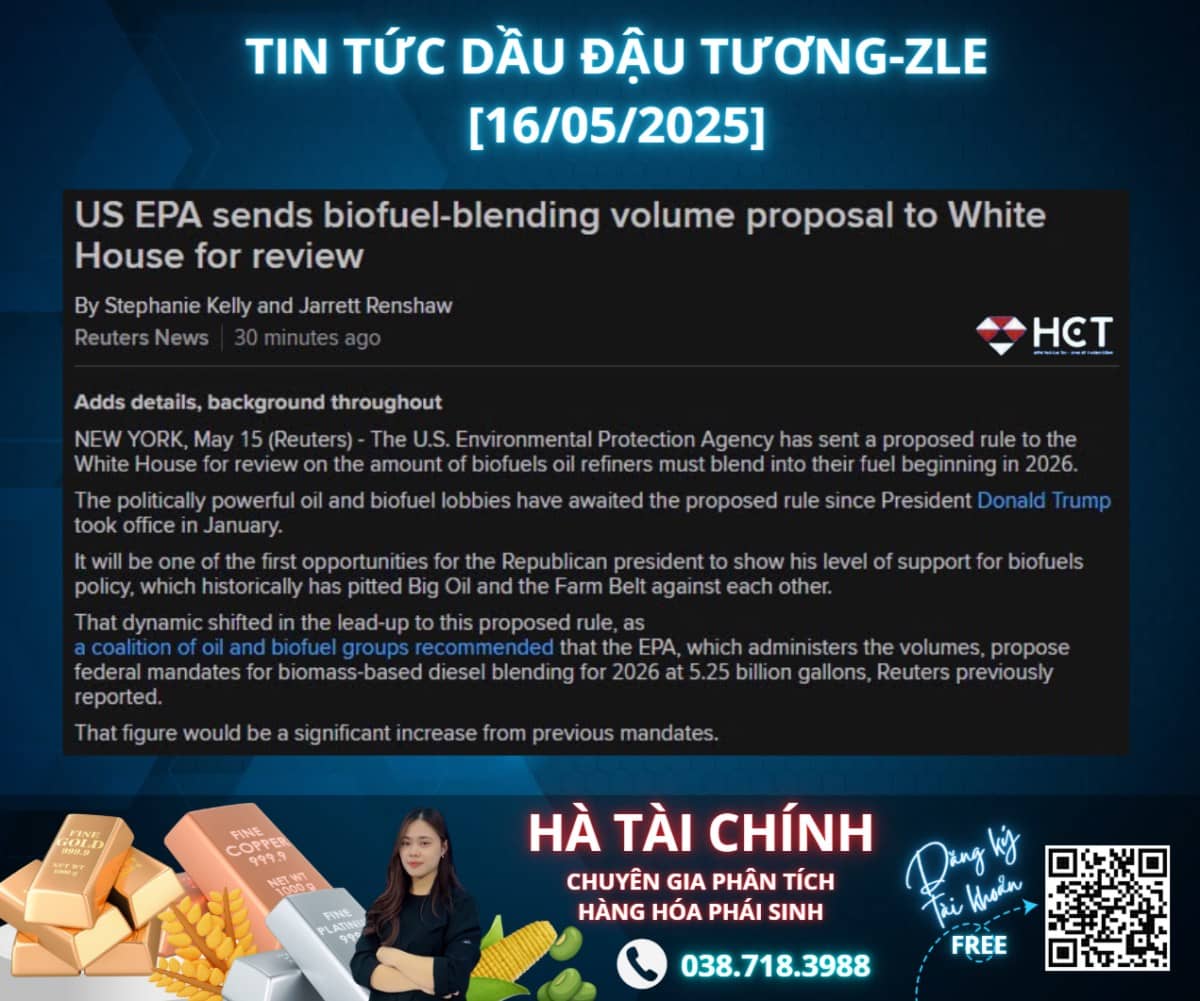 Dầu đậu tương lao dốc hơn 5% chỉ vì một con số… chưa xác nhận
