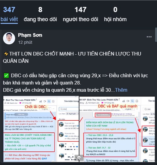 Thịt lợn DBC chốt mạnh - Ưu tiên chiến lược bảo toàn lực lượng