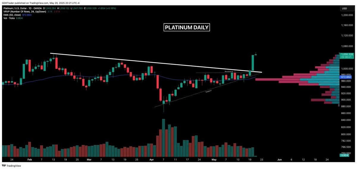 Bạch kim: Trung Quốc thúc đẩy nhu cầu – nguồn cung toàn cầu đối mặt áp lực thâm hụt
