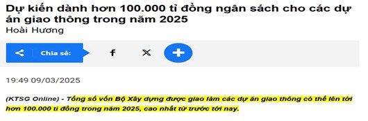 Đầu tư công - Hạ tầng đi trước, đất nước đi lên!
