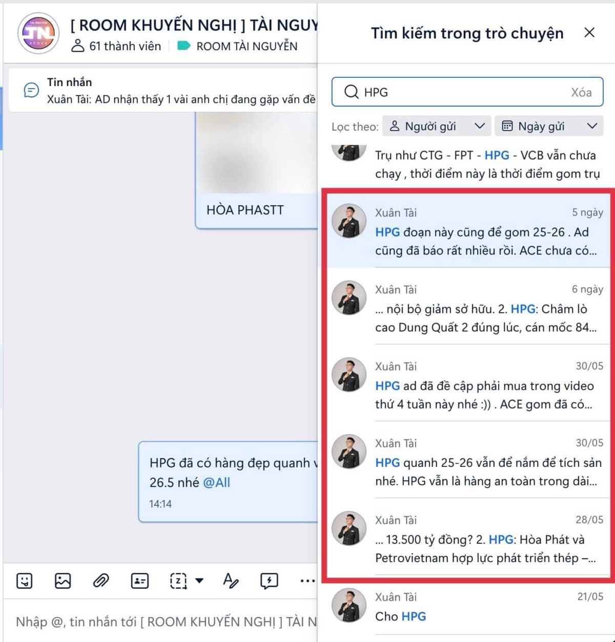 ✅HPG nay đã xanh sau 1 gom hàng, đoạn này Tài tập trung vào HPG và 1 số cổ TRỤ vừa để trú ẩn nhịp chỉnh  ...