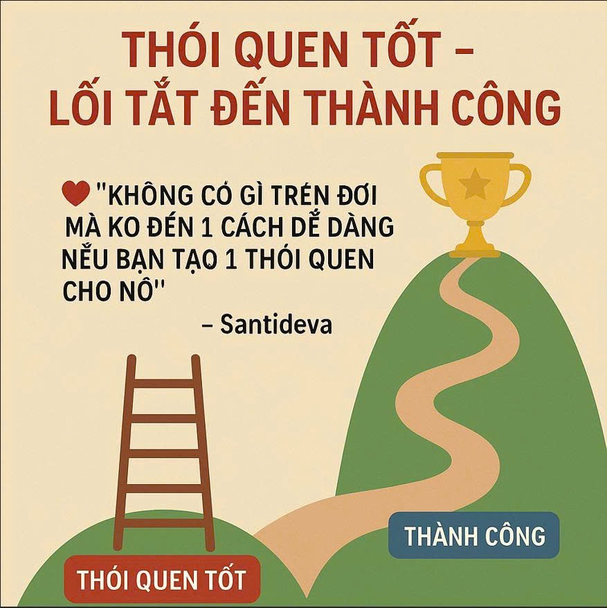 Thói quen tốt – Lối tắt đến thành công