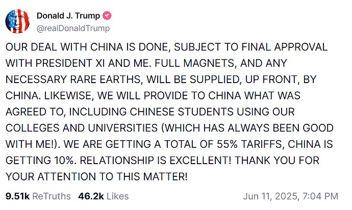 Trump tuyên bố chiến thắng trong thỏa thuận thương mại - Lại bài truyền thông quen thuộc?
