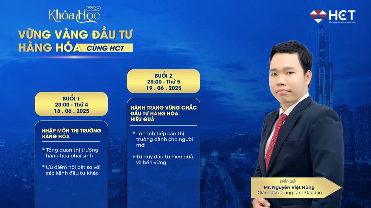 ❌ CHỈ CÒN 1 NGÀY NỮA - ĐÓNG ĐƠN ĐĂNG KÝ KHÓA HỌC!. ✅ Khóa học "Vững vàng đầu tư hàng hóa cùng HCT" tháng  ...