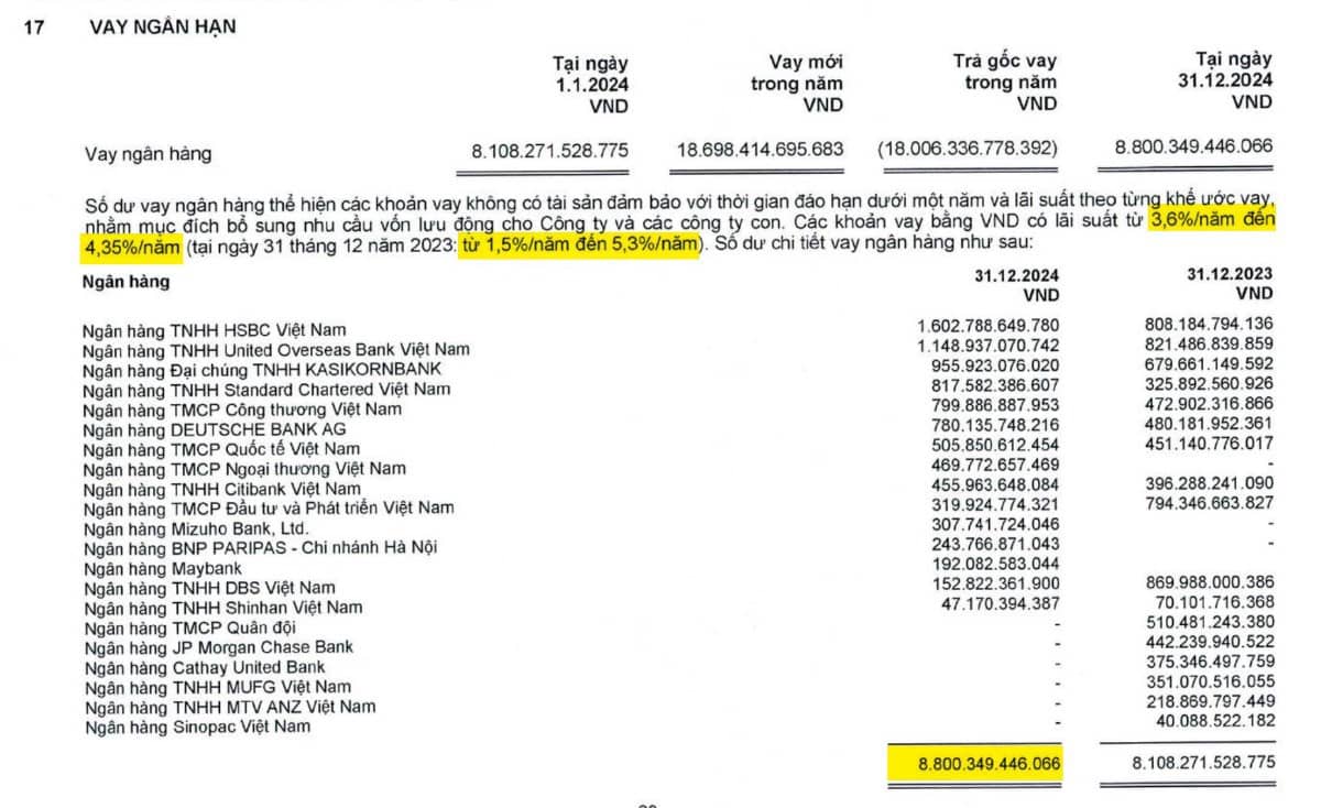 Một công ty nợ vay gấp 4 lần vốn chủ, được bank bảo lãnh 1/3 tổng nợ, vẫn đang được nhiều kì vọng, có còn “ngon”?