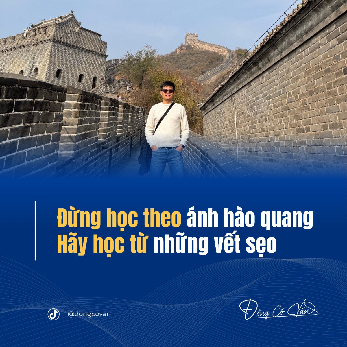 Đừng học theo ánh hào quang – hãy học từ những vết sẹo