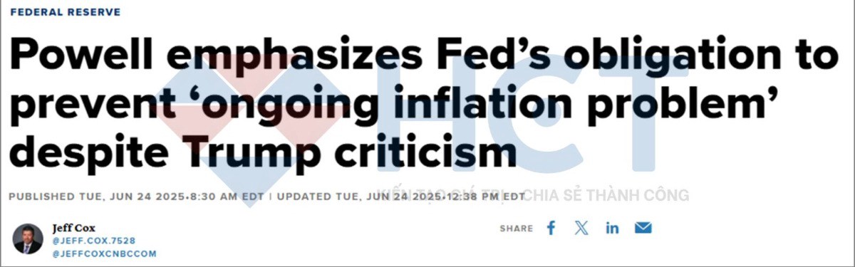 Trump liên tục gây sức ép: Vì sao Powell vẫn không cắt lãi suất?