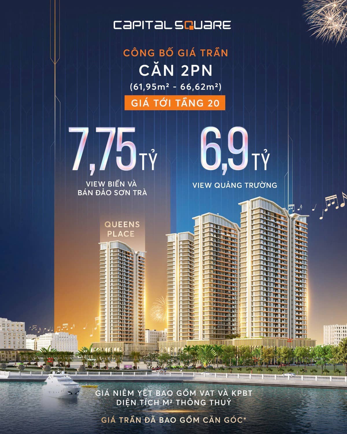 🔥 CAPITAL SQUARE – CHÍNH THỨC CÔNG BỐ GIÁ TRẦN TOÀ QUEENS PLACE. 🌟 VŨ TRỤ 88+ TIỆN ÍCH & 4 TẦNG MỸ  ...