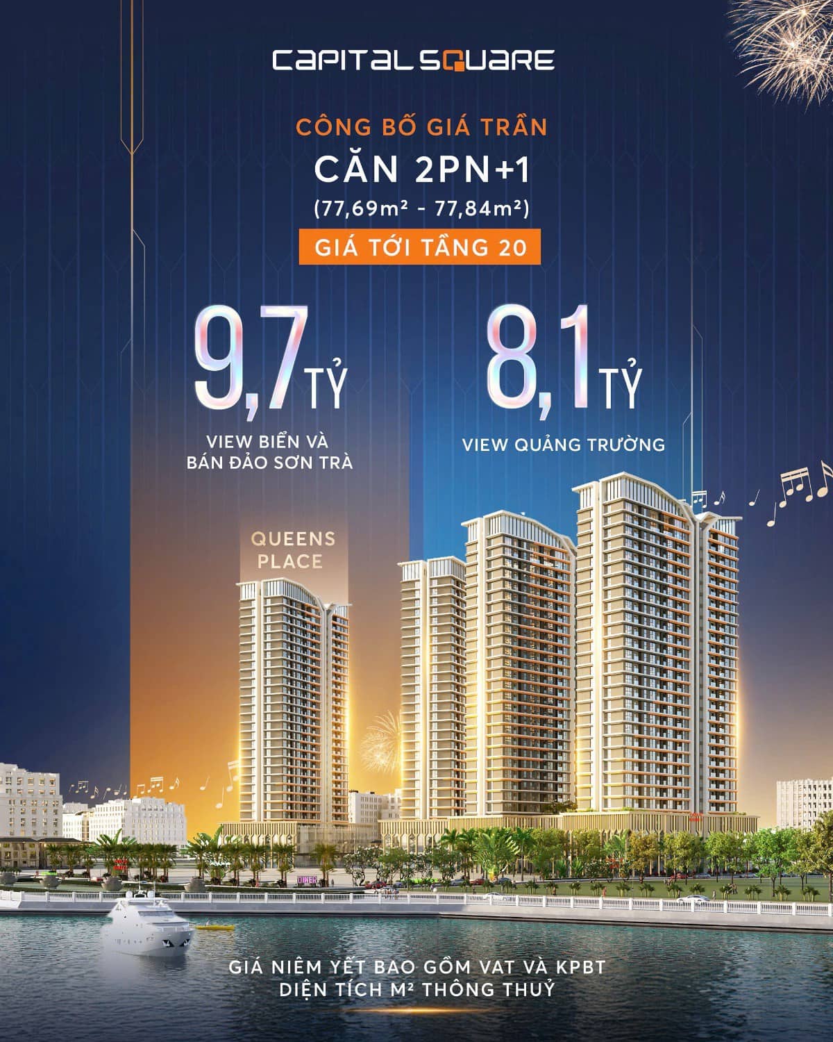 🔥 CAPITAL SQUARE – CHÍNH THỨC CÔNG BỐ GIÁ TRẦN TOÀ QUEENS PLACE. 🌟 VŨ TRỤ 88+ TIỆN ÍCH & 4 TẦNG MỸ  ...