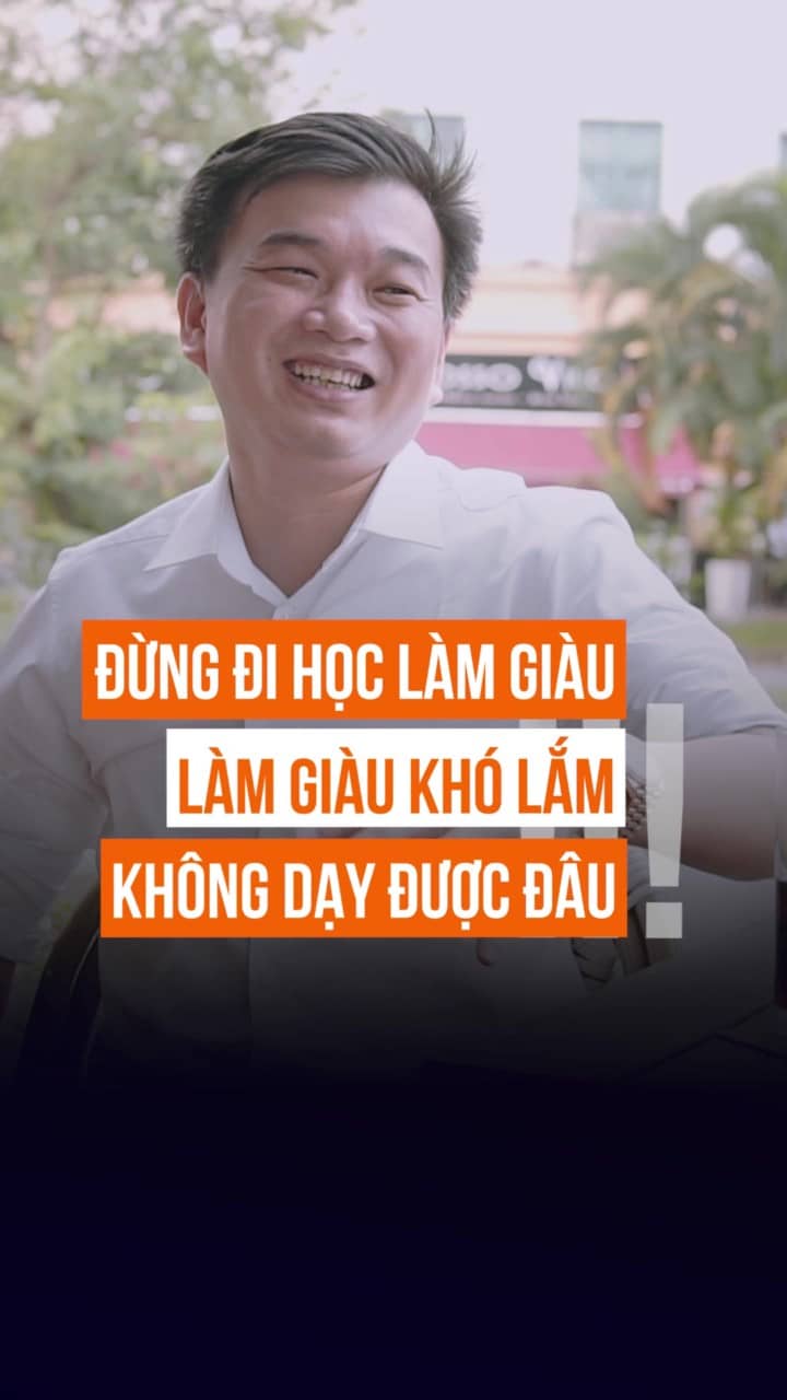 Đừng học làm giàu