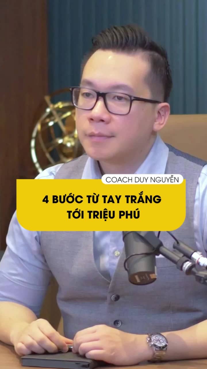 4 bước từ tay trắng tới triệu phú