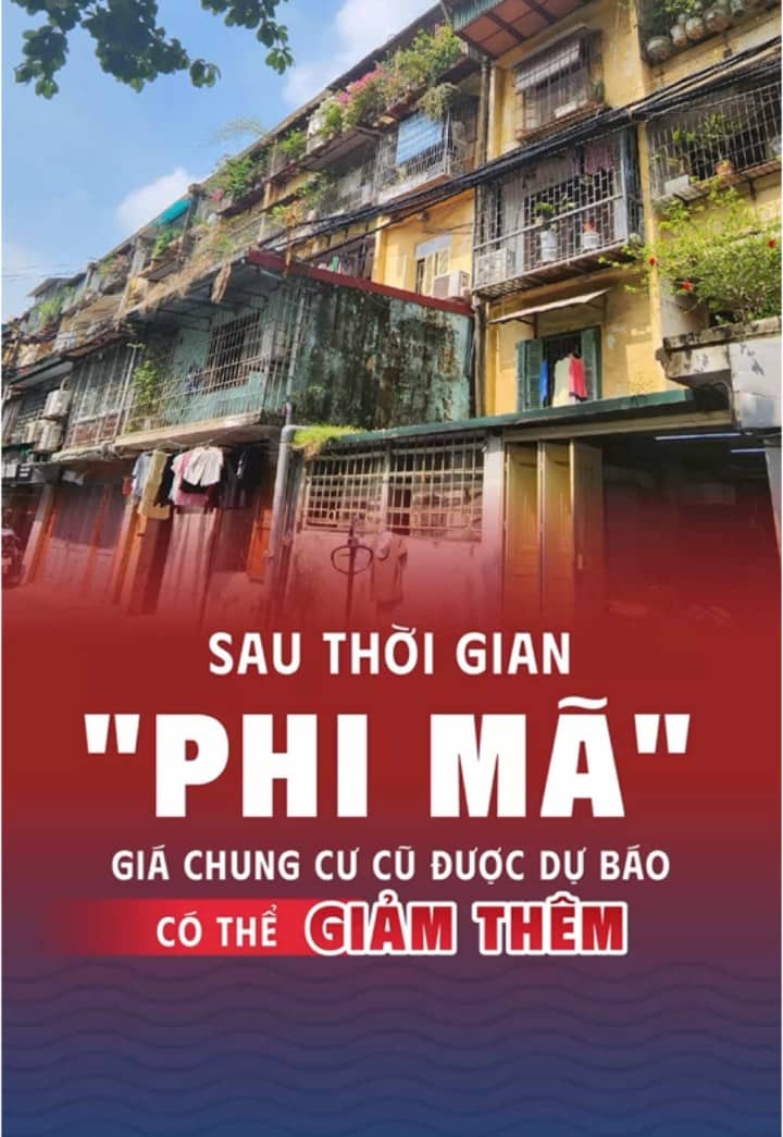 Sau thời gian "phi mã" giá chung cư được dự báo có thể giảm thêm