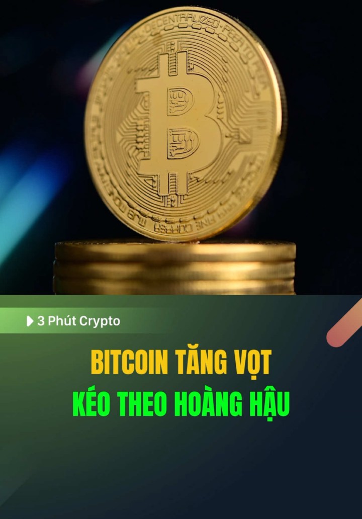 Bitcoin bùng nổ kéo theo hoàng hậu đi lên