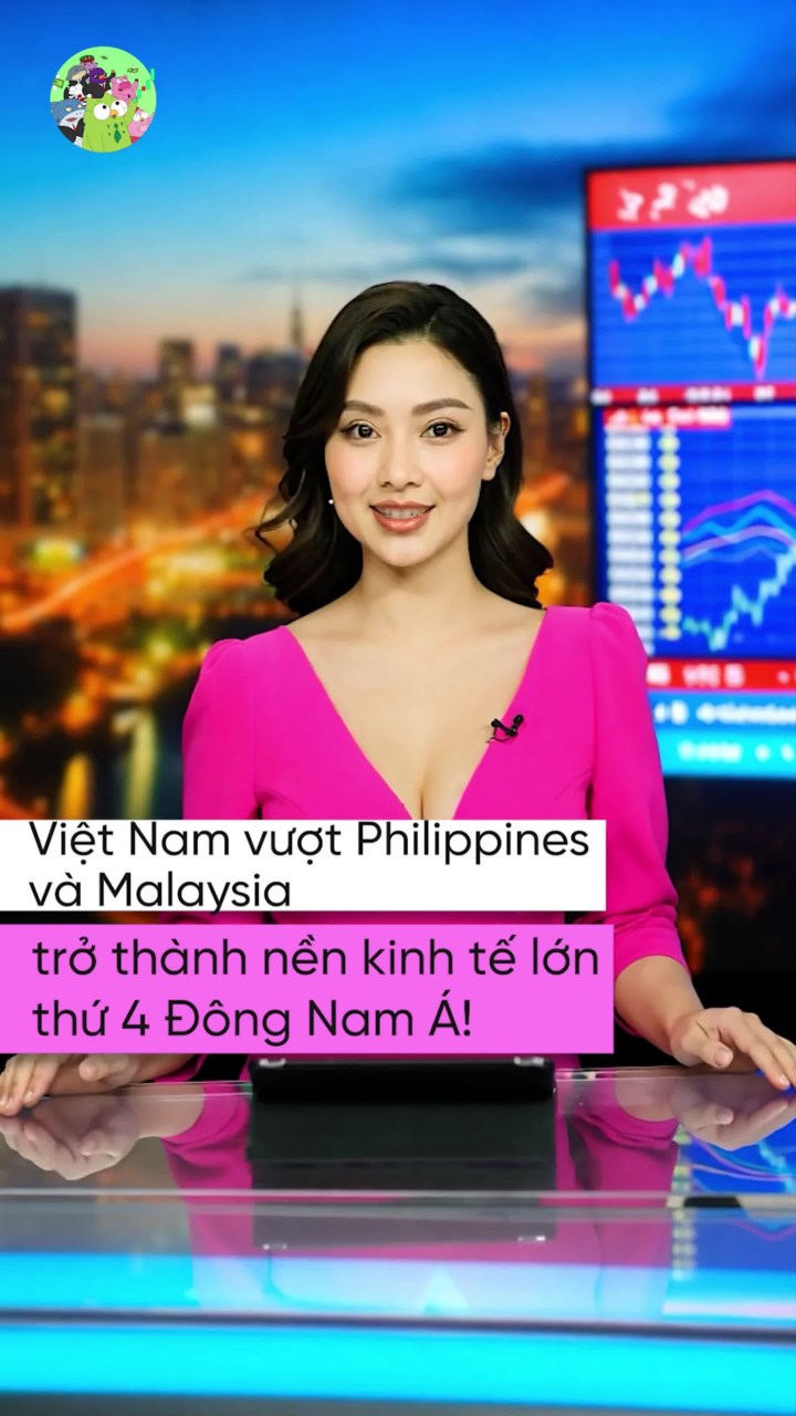 Việt Nam vượt Philippines và Malaysia, trở thành nền kinh tế lớn thứ 4 Đông Nam Á!