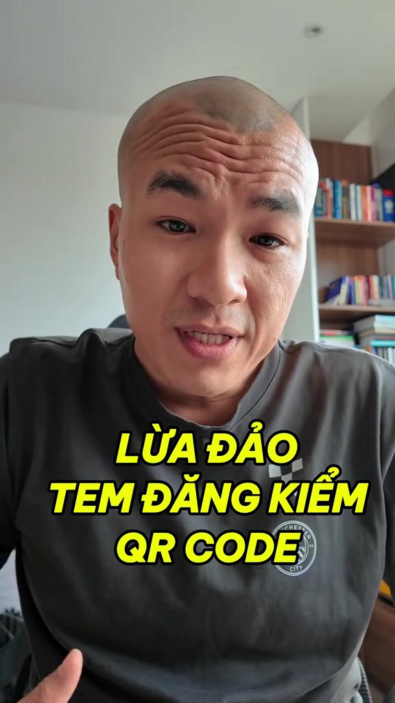 Lừa đảo tem đăng kiểm QR code