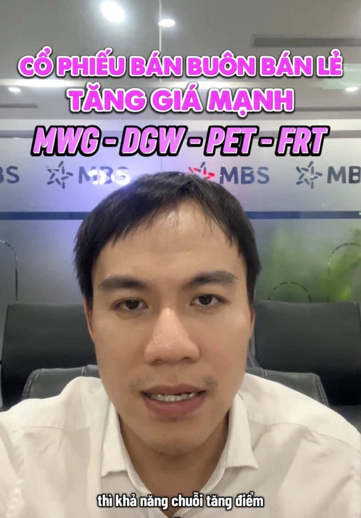 Cổ phiếu bán buôn bán lẻ tăng giá mạnh