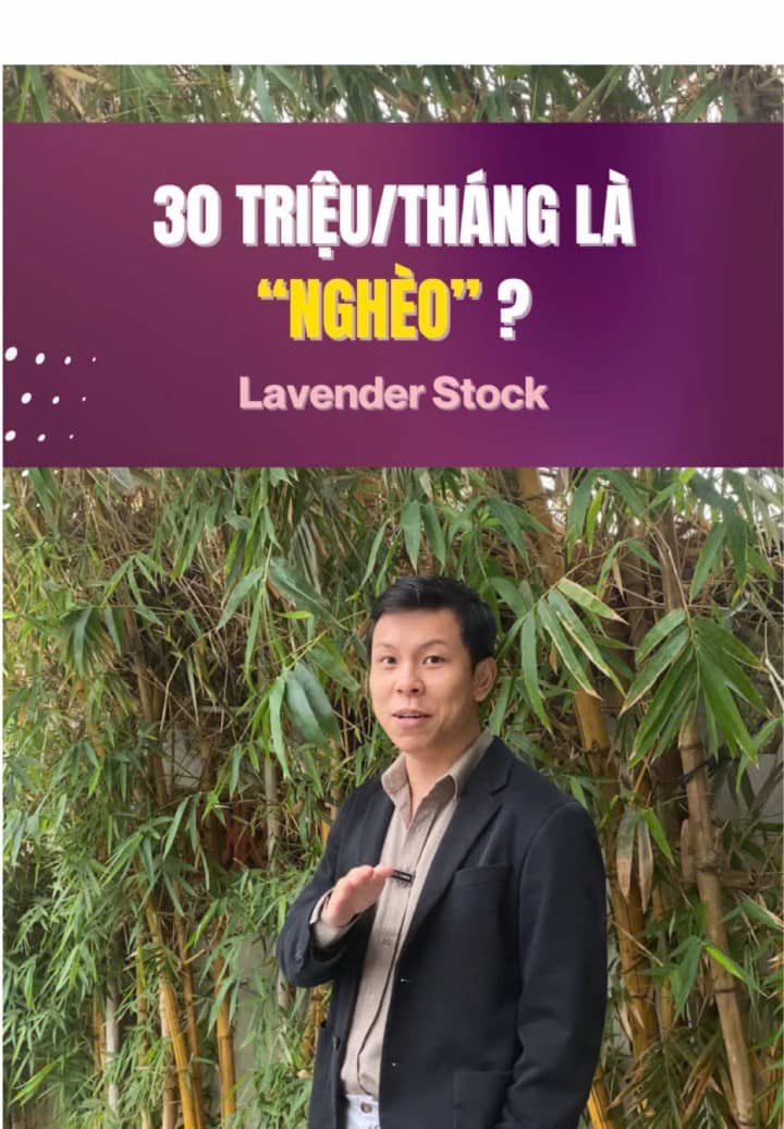 Thu nhập 30tr vẫn "nghèo"