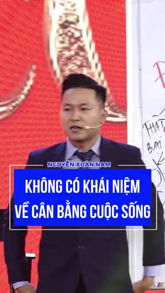 Không có khái niệm về cân bằng cuộc sống