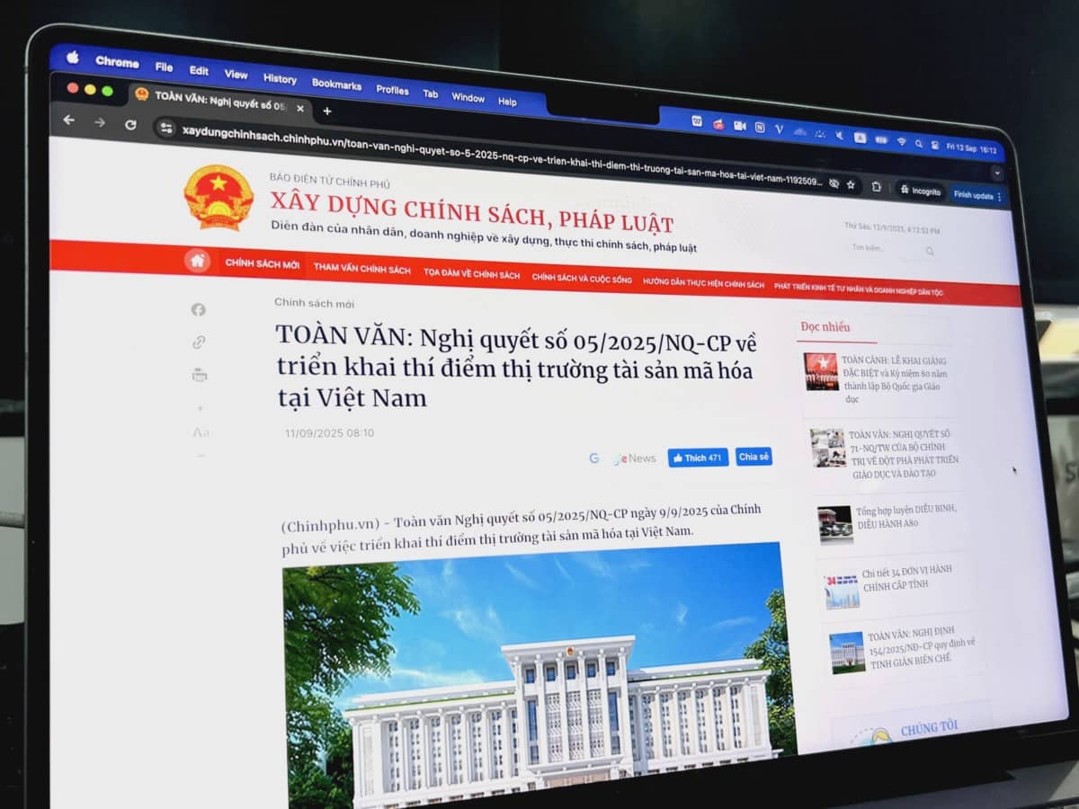 Top 5 điều nhà đầu tư crypto Việt cần lưu ý về Nghị quyết số 05