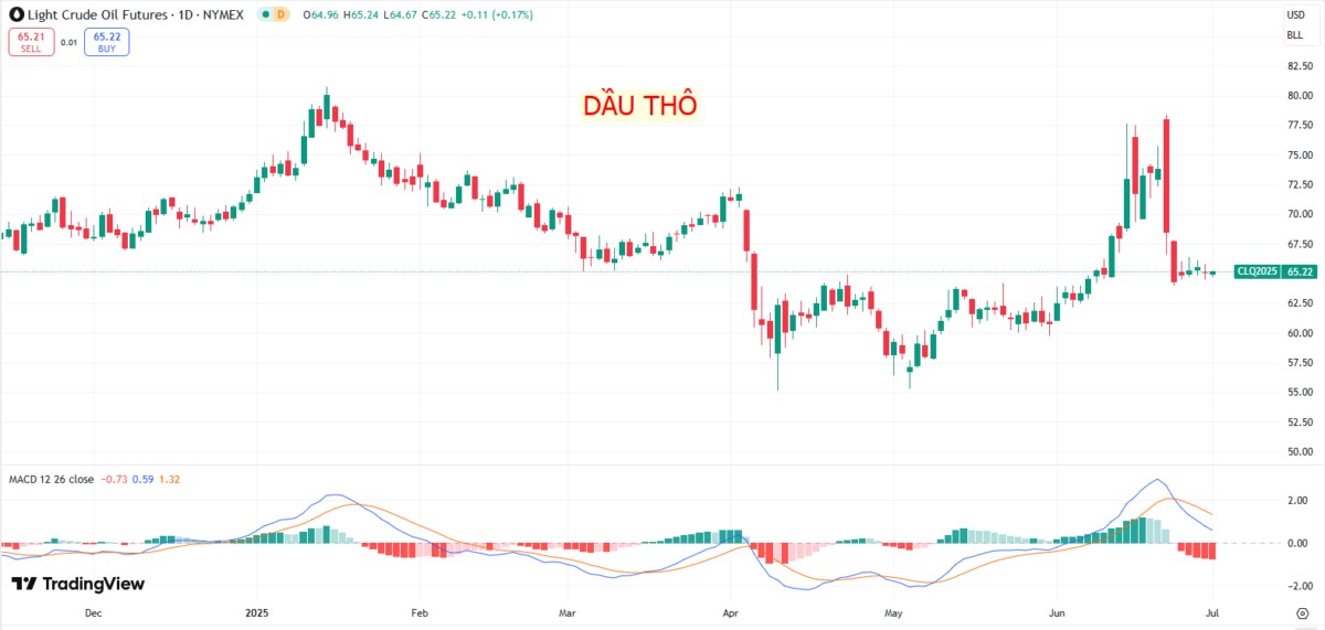 Dầu thô kỳ hạn tháng 8/2025 - CLEQ25: Nhà đầu tư nên phòng thủ hay bắt đáy?