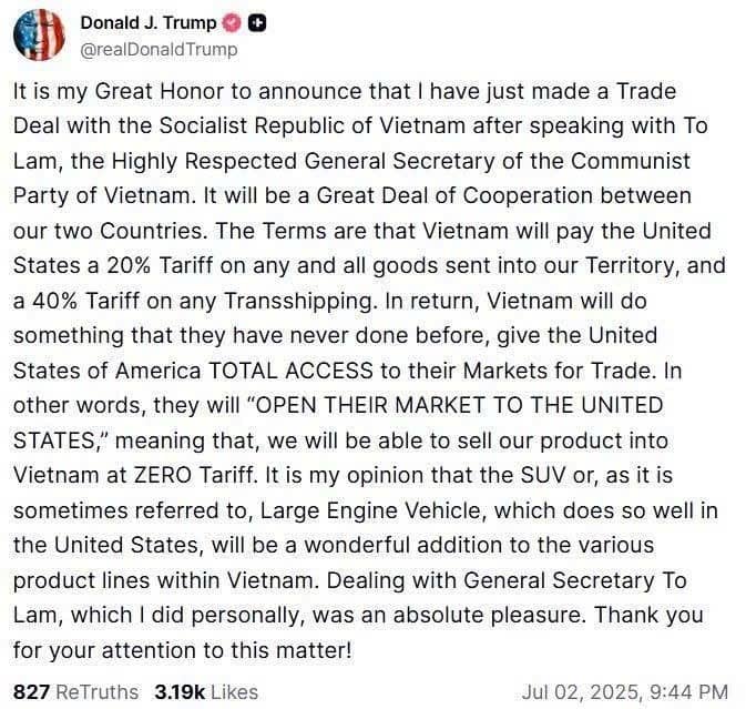 Thỏa thuận giữa Mỹ và Việt Nam: Cơ hội hay thế trận ép buộc!