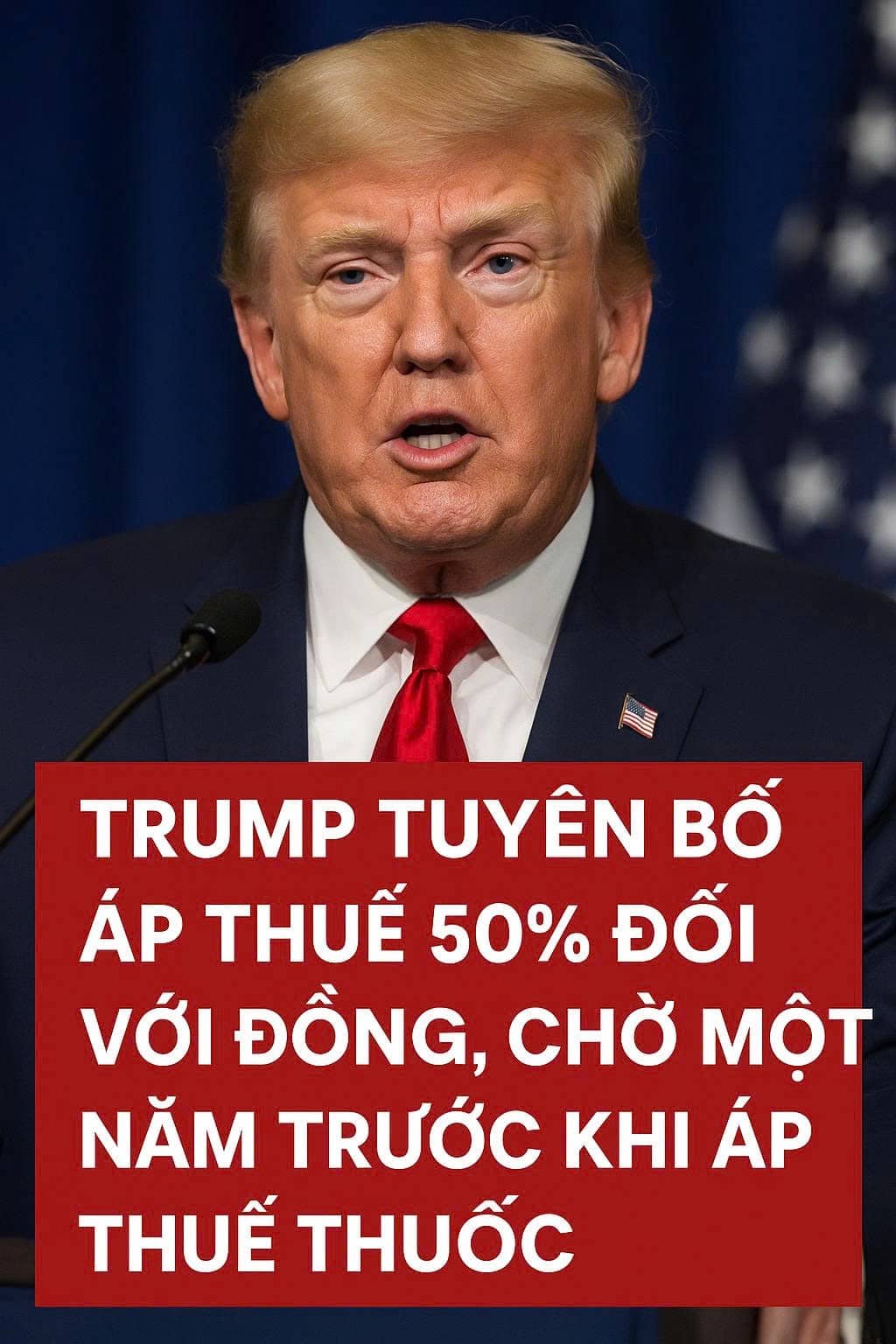 Trump tung "bão thuế": Đồng bị đánh 50%, thuốc ngoại chờ án tử 200%!. ﻿. Trong cuộc họp Nội các hôm  ...