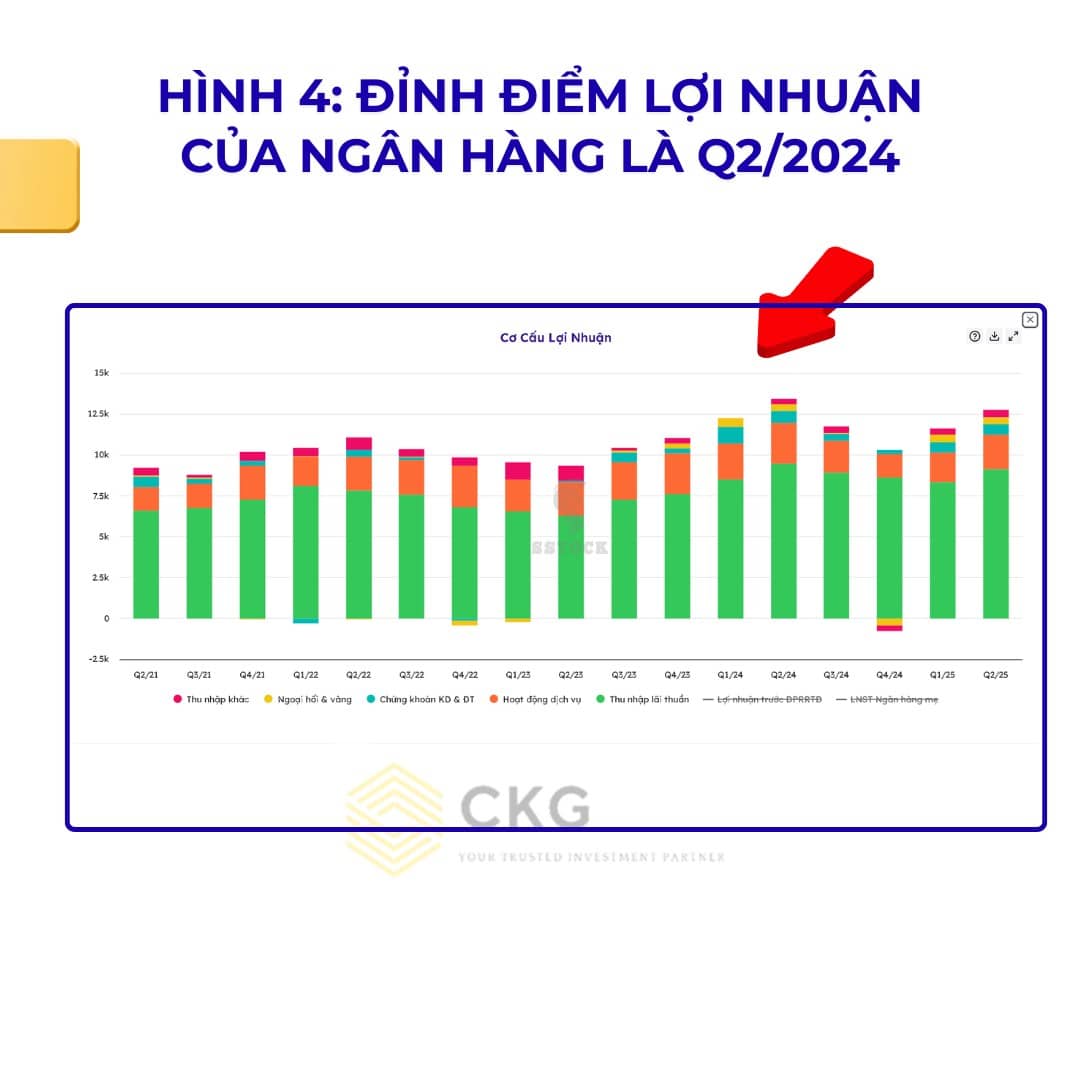 Cổ phiếu TCB - Á vương Techcombank ngành ngân hàng đang lung lay