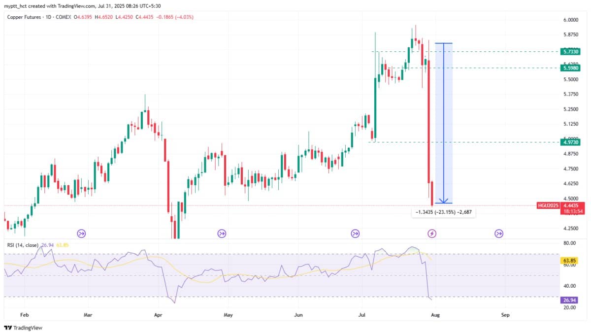 Giá đồng lao dốc giảm hơn 20%, Goldman Sachs nói gì?