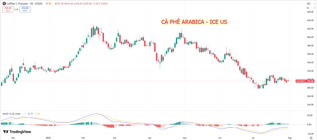 Mỹ áp thuế hàng hóa Brazil: Cà phê tăng ngắn hạn, nhưng áp lực giảm vẫn lớn?