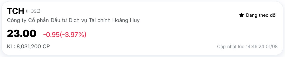 TCH - HỆ SINH THÁI VƯỢT TRỘI - TÁI CẤU TRÚC KHAI PHÁ TIỀM NĂNG TỪ QUỸ ĐẤT VÀNG . I. Tổng quan cổ phiếu  ...