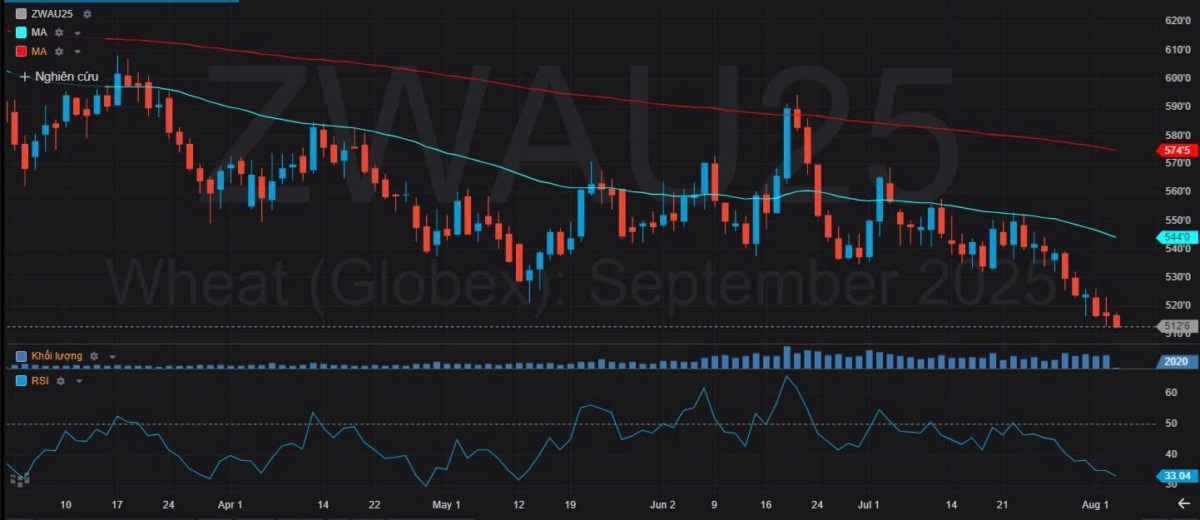 Bản Tin Nhóm Nông Sản Ngày 05/08/2025