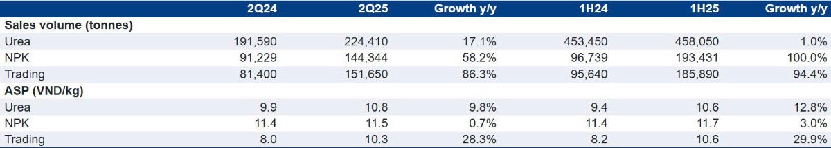 [KQKD phân bón Q2-2025]: DCM - Lợi nhuận bùng nổ vượt mọi dự báo