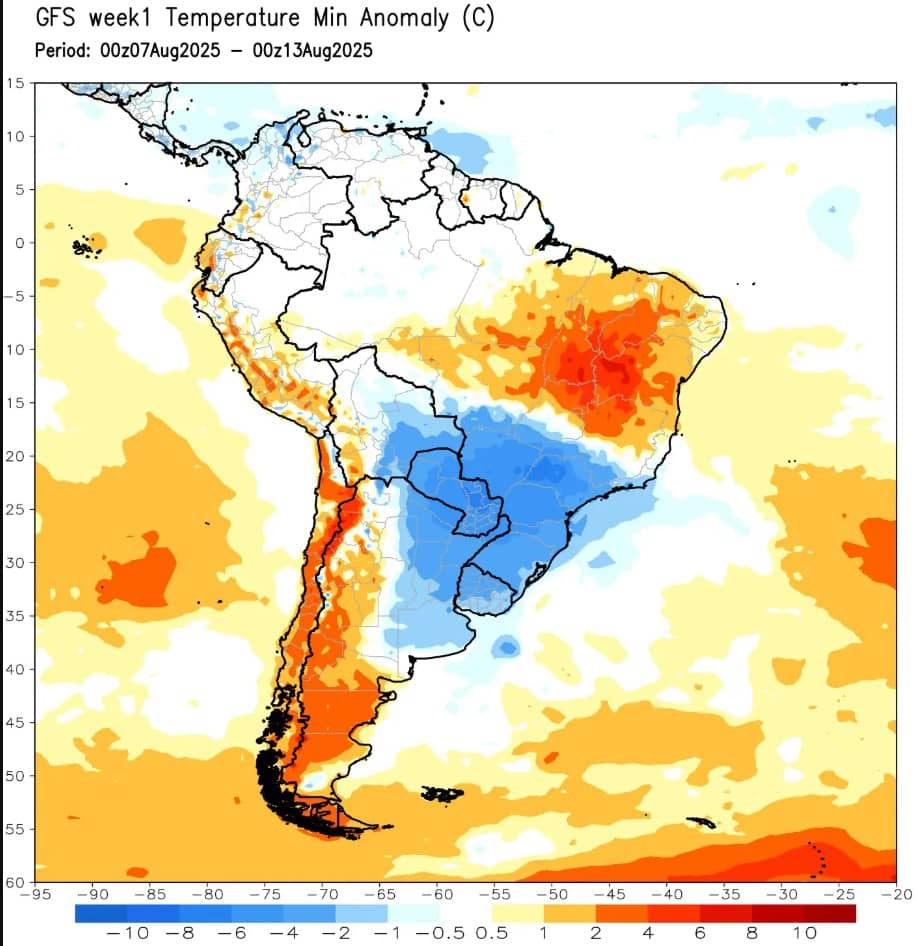 KHỐI KHÍ LẠNH MẠNH SẼ ẢNH HƯỞNG ĐẾN 10 BANG CỦA BRAZIL, GÂY RA SƯƠNG GIÁ VÀ CÓ THỂ CẢ TUYẾT. Khối khí  ...