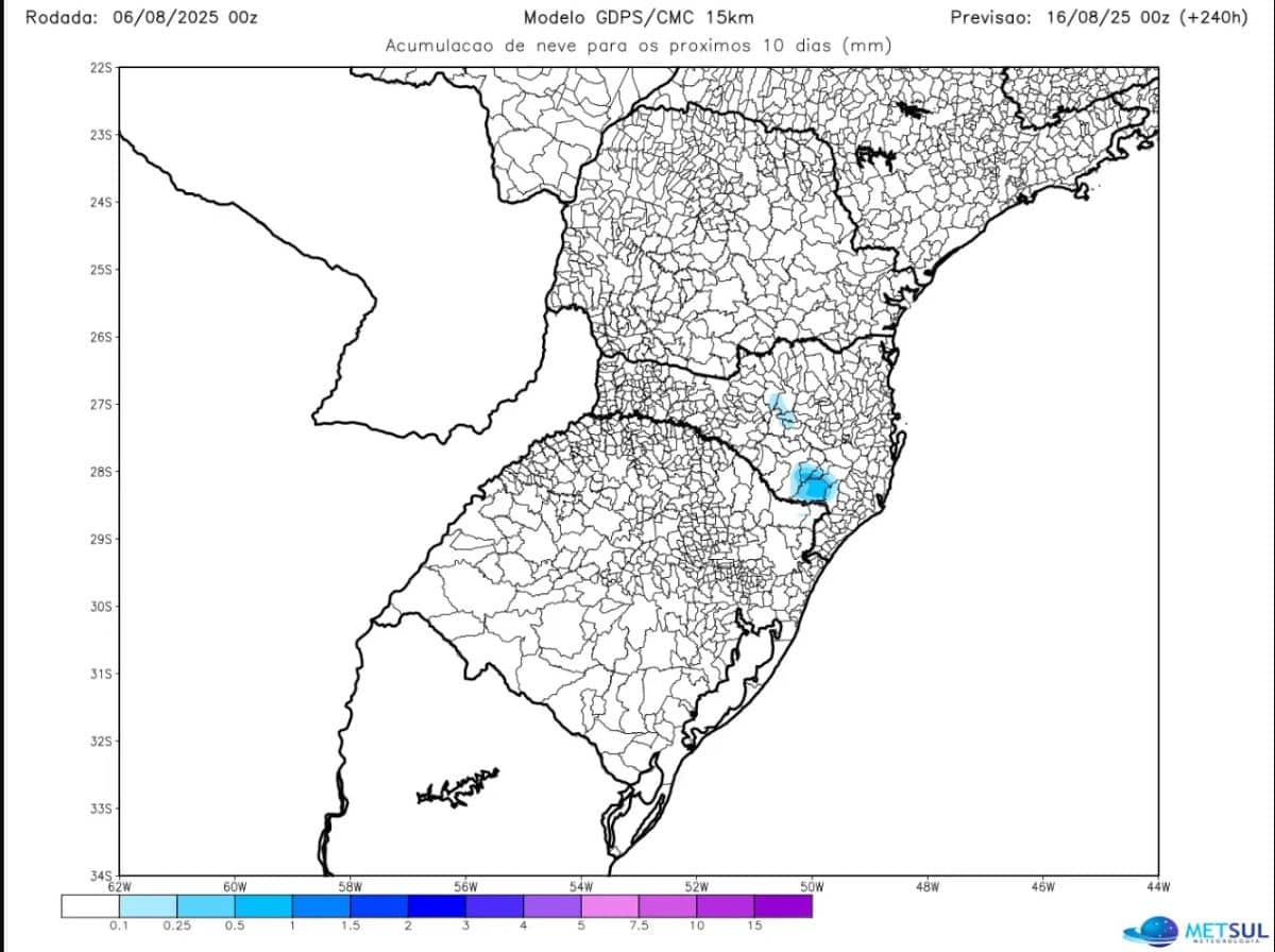 KHỐI KHÍ LẠNH MẠNH SẼ ẢNH HƯỞNG ĐẾN 10 BANG CỦA BRAZIL, GÂY RA SƯƠNG GIÁ VÀ CÓ THỂ CẢ TUYẾT. Khối khí  ...