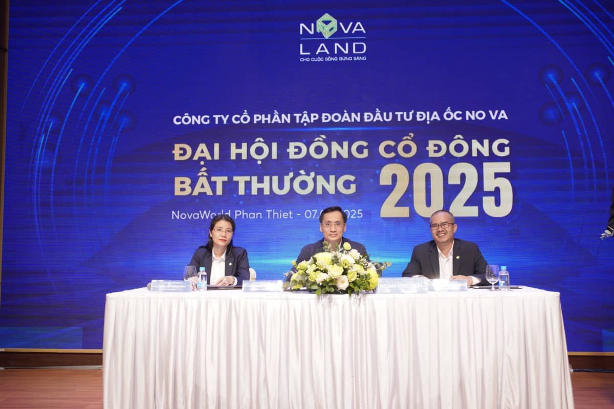 ĐHĐCĐ bất thường 2025 Novaland: Thông qua các phương án tái cơ cấu nợ và cải thiện tình hình tài...