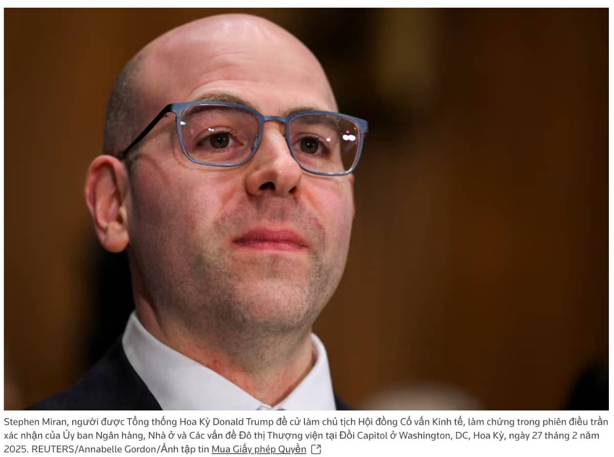 Trump chọn Stephen Miran gia nhập Fed - Cánh cửa cho chu kỳ giảm lãi suất đã mở