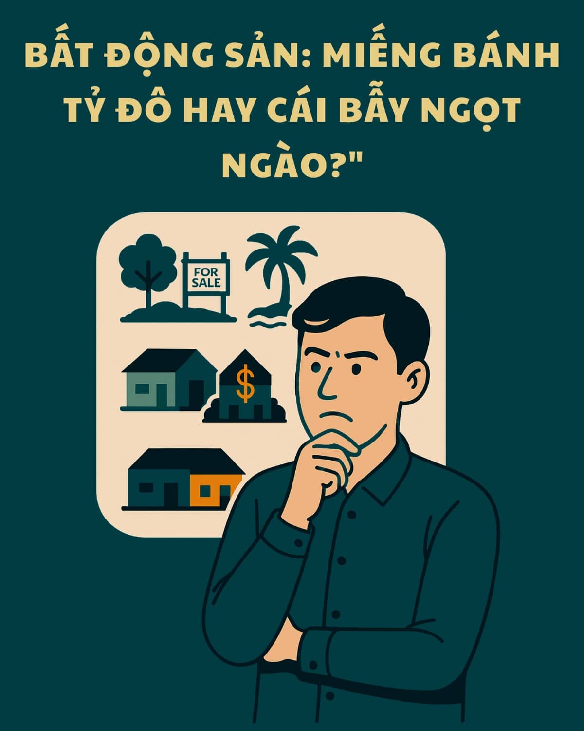 Tự chủ đầu tư 12 – Bất động sản: miếng bánh tỷ đô hay cái bẫy ngọt ngào?"