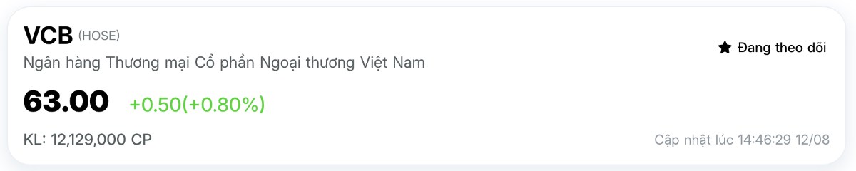 VCB - Pháo đài an toàn hay cỗ máy tăng trưởng chững lại?