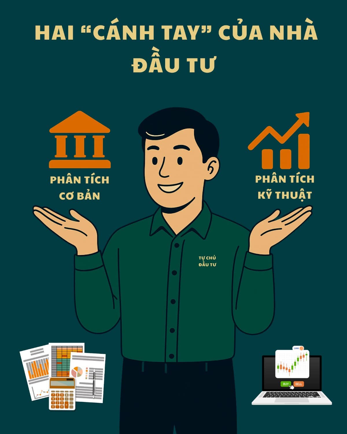 Phân tích cơ bản và phân tích kỹ thuật - Hai cánh tay của nhà đầu tư