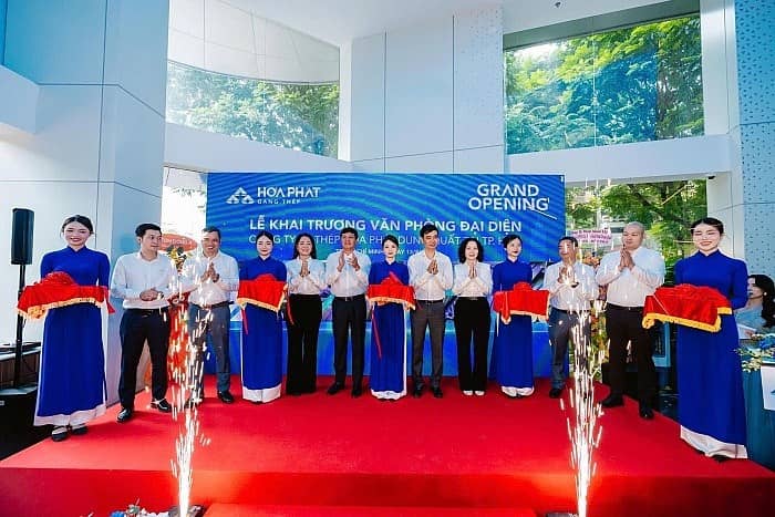 Hòa Phát “đổ bộ” miền Nam: Khai trương văn phòng TP.HCM – Khẳng định vị thế trước giờ G Dung Quất 2
