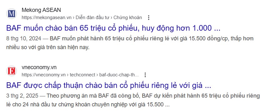 Báo cáo phân tích cổ phiếu BAF