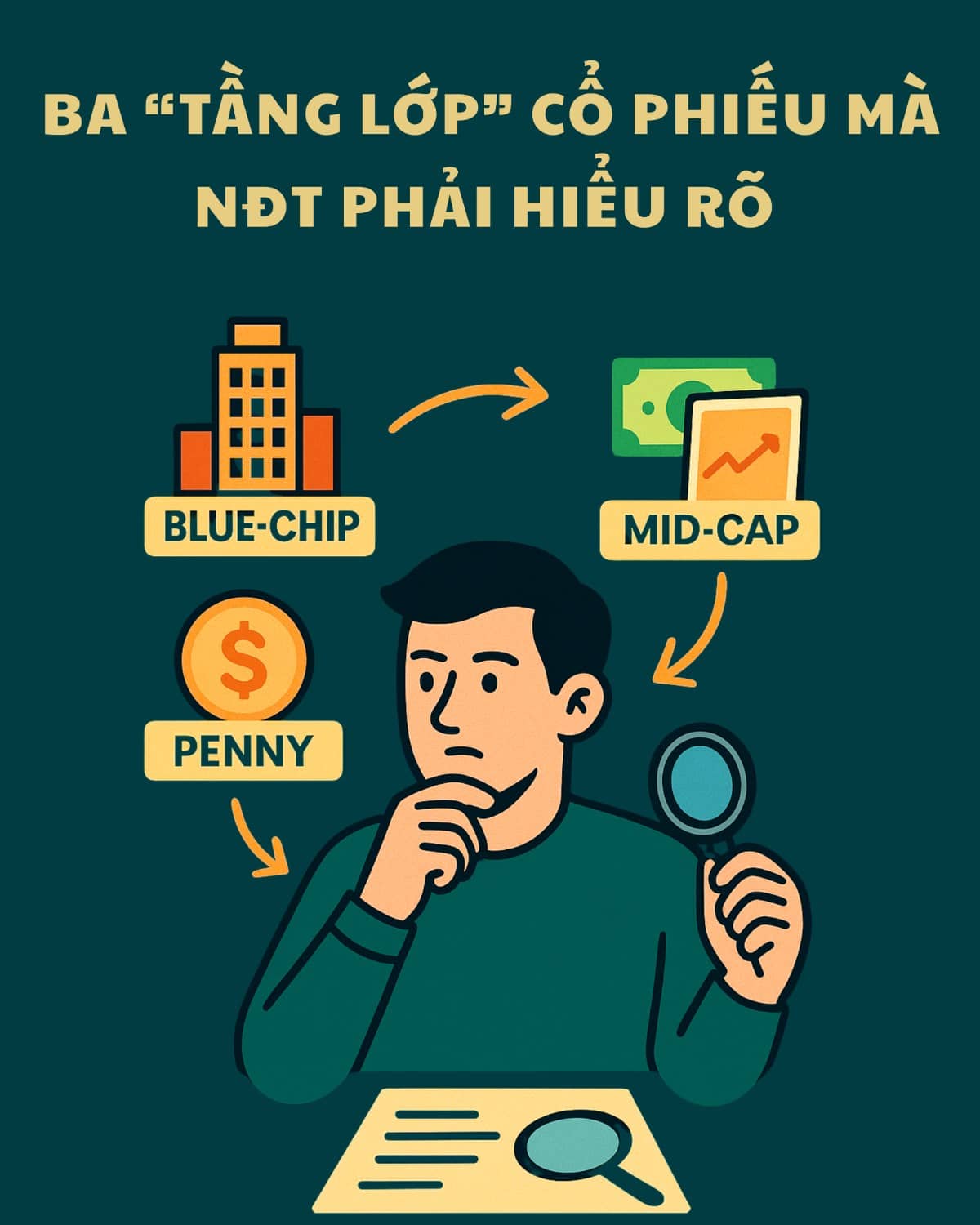 Bluechip, midcap và penny - 3 "tầng lớp" cổ phiếu mà NĐT phải hiểu rõ