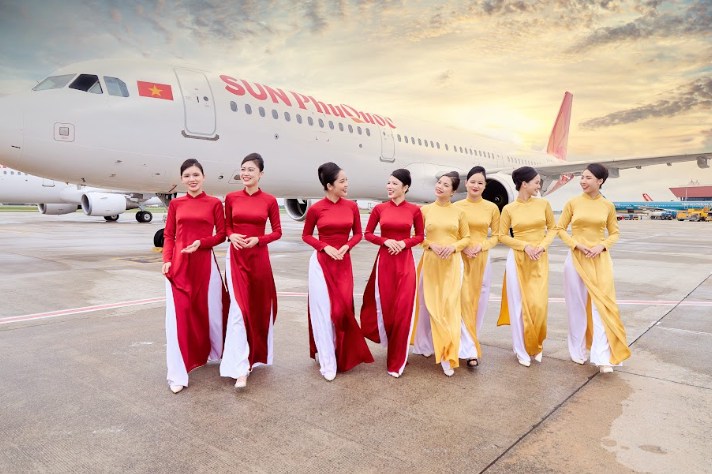 Ngắm dàn 3 tàu bay Airbus A321 hiện đại của Sun PhuQuoc Airways: sẵn sàng cất cánh vào tháng 11