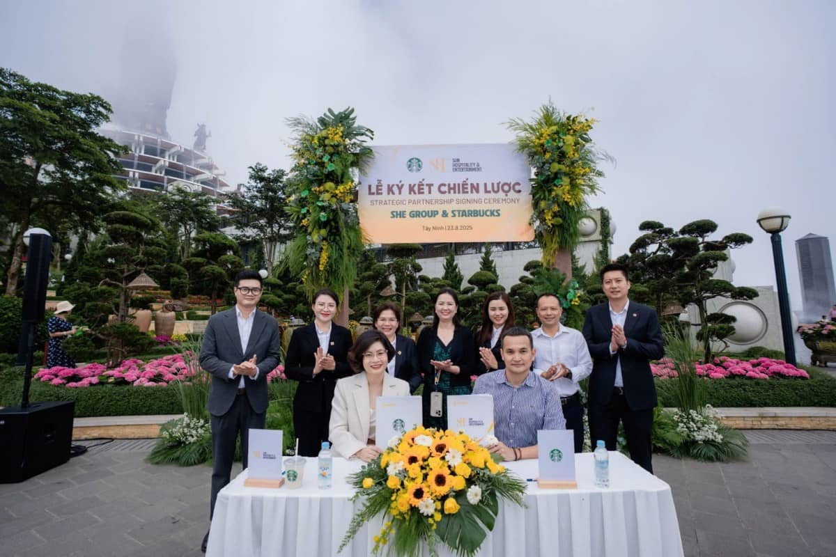 Sun Hospitality & Entertainment Group hợp tác toàn diện với Starbucks, nâng cao trải nghiệm du lịch Việt