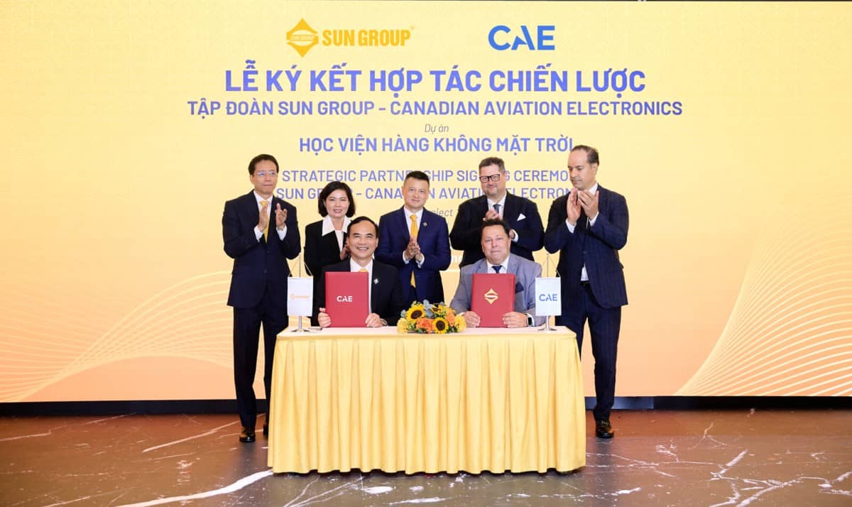 Sun Group “bắt tay” Canadian Aviation Electronics Ltd, phát triển Học viện Hàng không Mặt trời chuẩn quốc tế tại