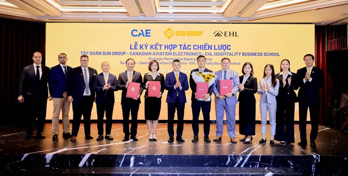 Sun Group hợp tác chiến lược 2 đối tác quốc tế hàng đầu từ Canada và Thụy Sỹ trong lĩnh