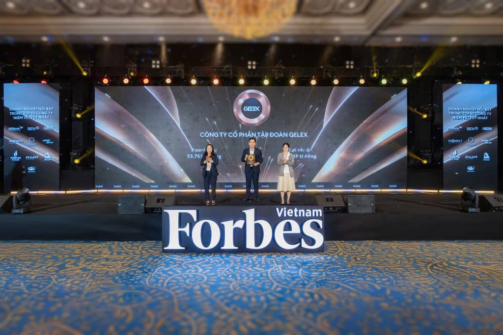 GELEX trở lại ấn tượng trong TOP 50 Công ty Niêm yết tốt nhất Việt Nam