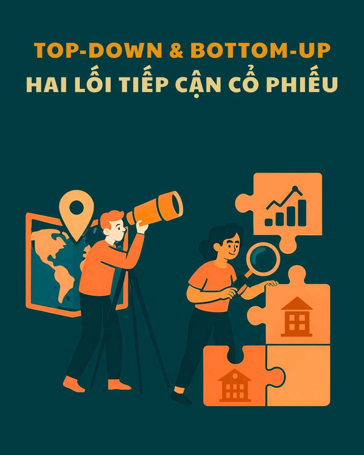 Tự chủ đầu tư 19 - Top down và  Bottom up : hai lối tiếp cận cổ phiếu